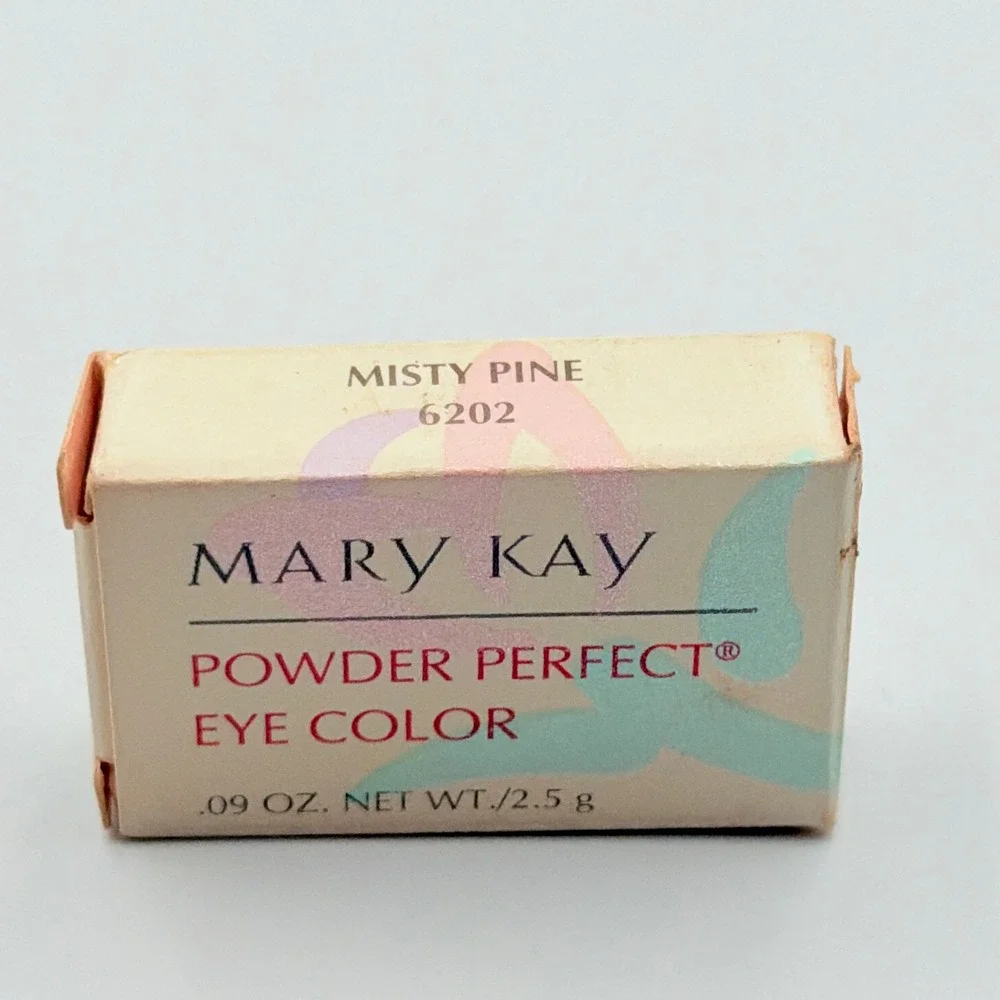 Mary Kay Powder Perfect Eye Color Misty Pine 6202 Eyeshadow .09 oz Vintage New